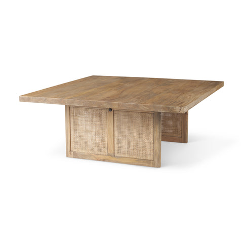 Grier Light Brown - Coffee Table Mercana