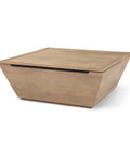 modern square coffee table wood