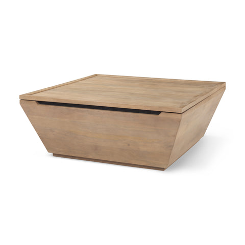 modern square coffee table wood