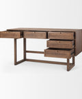 Grier Medium Brown Mango Wood Cane Desk-4
