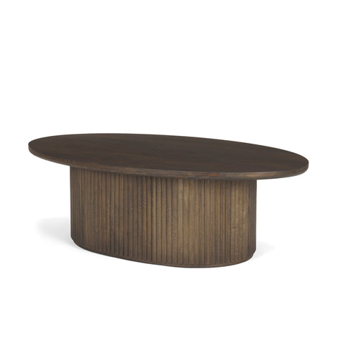 Terra Dark Brown Oval - Coffee Table Mercana