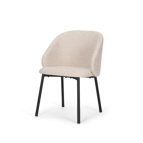 beige upholstered dining chair modern
