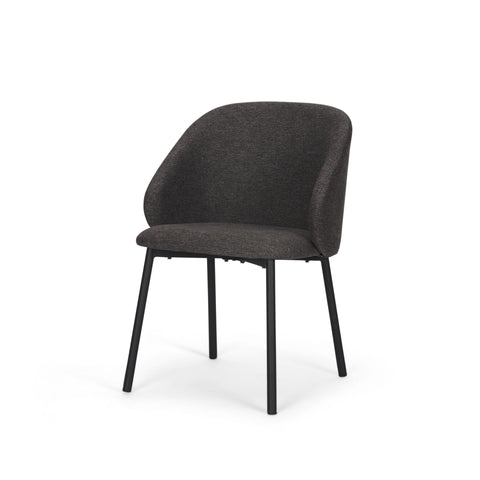 grey upholstered dining chair modern