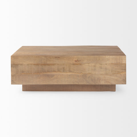 Hayden Light Brown Rectangular - Coffee Table Mercana