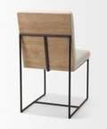 modern beige dining chair