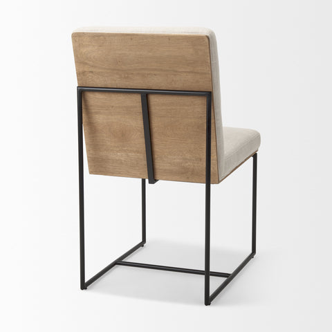 modern beige dining chair