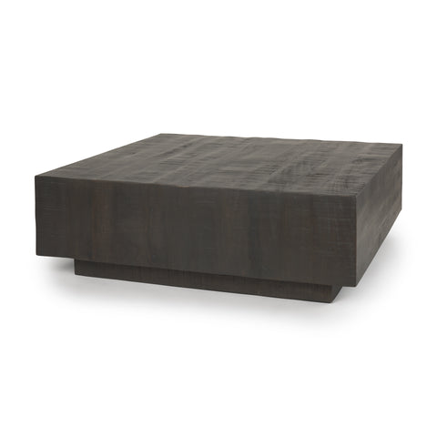 Hayden Dark Brown Sqaure - Coffee Table Mercana