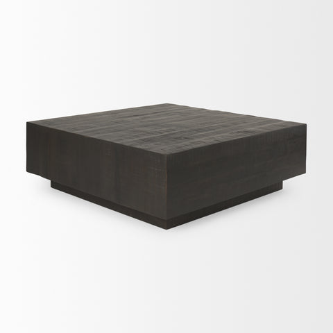 Hayden Dark Brown Sqaure - Coffee Table Mercana