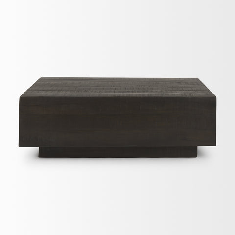 Hayden Dark Brown Rectangular - Coffee Table Mercana