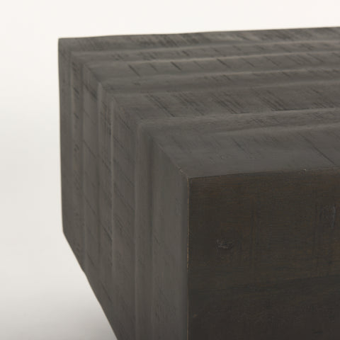 Hayden Dark Brown Rectangular - Coffee Table Mercana