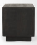solid wood end table