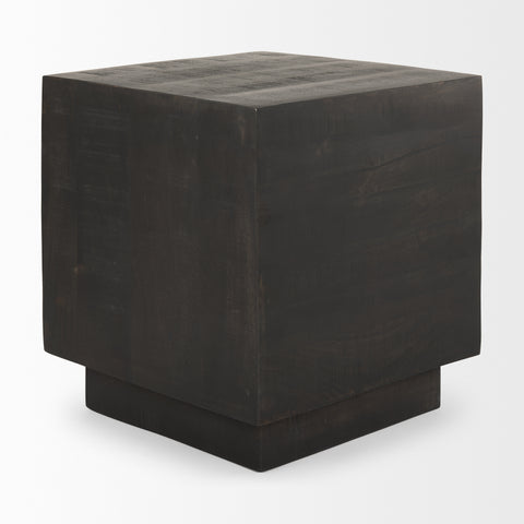 solid wood end table