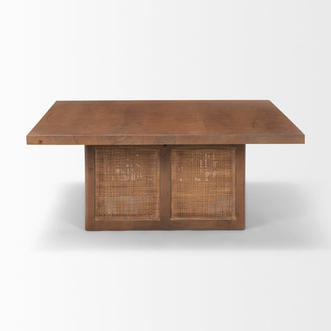 Grier Medium Brown - Coffee Table Mercana