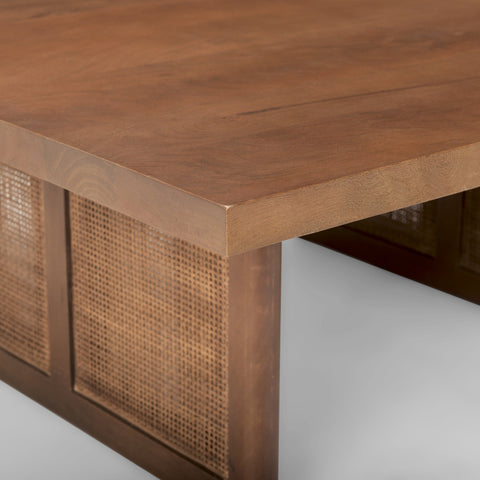 Grier Medium Brown - Coffee Table Mercana