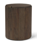 modern wood end table