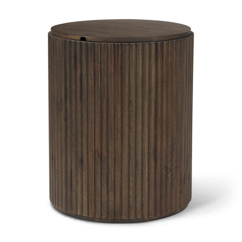 modern wood end table