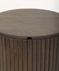 mango wood end table
