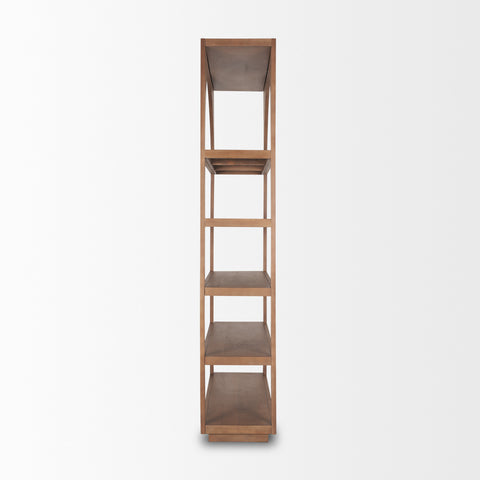 Bela Solid Mango Wood Shelving Unit -3