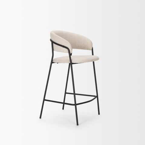 Carolyn Oatmeal - Counter Chair Mercana
