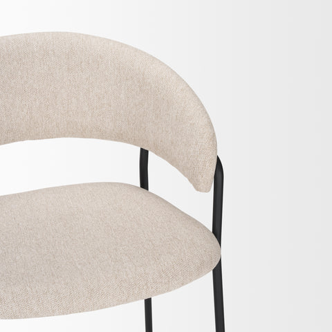 Carolyn Oatmeal - Counter Chair Mercana