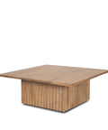 square wood coffee table light brown