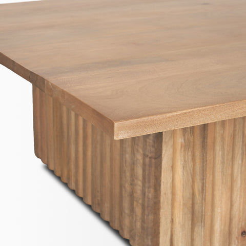 square wood coffee table light brown