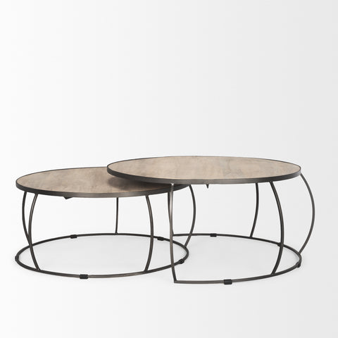 Clapp Light Brown - Coffee Table Mercana (Set Of Two)