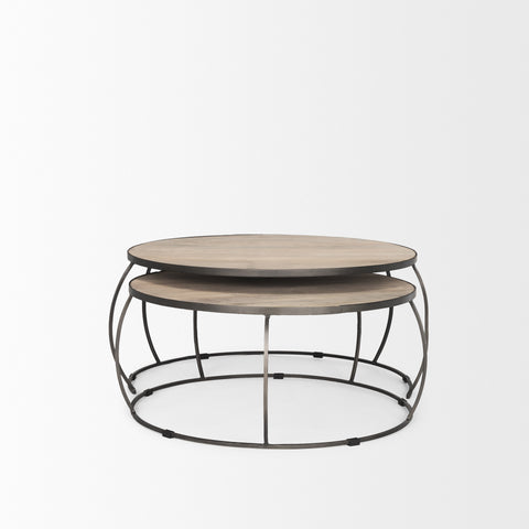 Clapp Light Brown - Coffee Table Mercana (Set Of Two)
