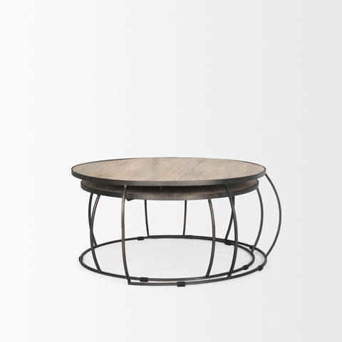 Clapp Light Brown - Coffee Table Mercana (Set Of Two)