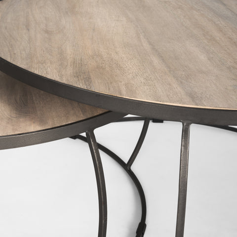 Clapp Light Brown - Coffee Table Mercana (Set Of Two)