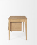 Tino Solid Oak Wood Desk-3