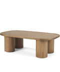 modern wood coffee table natural brown