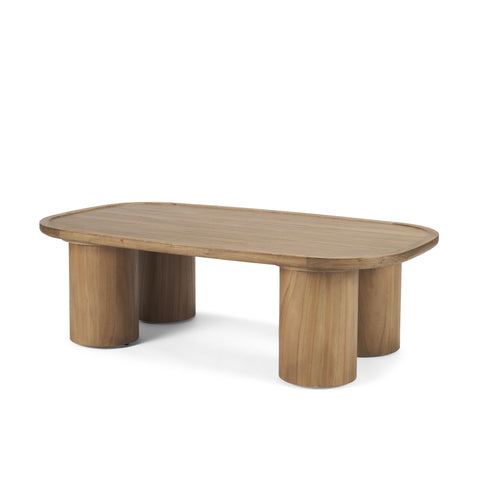 modern wood coffee table natural brown