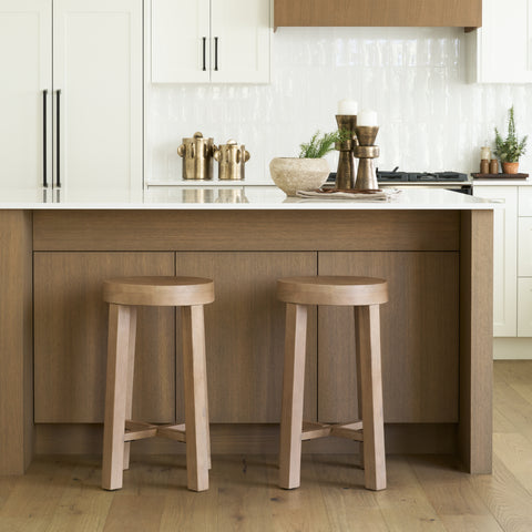 Brahma Light Brown - Counter Chair Mercana