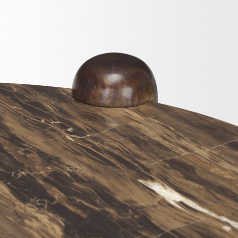 round marble coffee table cappuccino