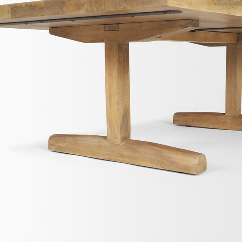 Viktor Light Brown - Coffee Table Mercana