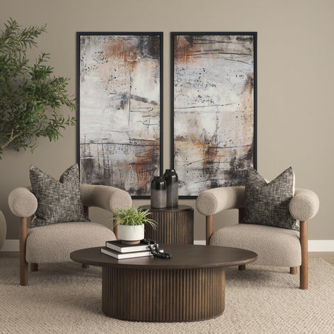 Terra Dark Brown Oval - Coffee Table Mercana