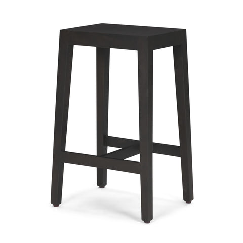 Colony Black Wood Counter Stool – Mercana