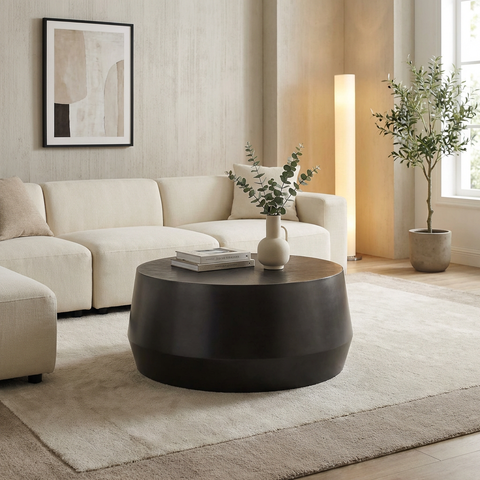 Creed Small Gunmetal - Coffee Table Sunpan