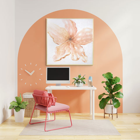 Peach Petals - Art Canvas Vertuu