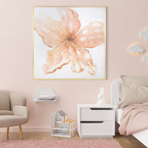 Peach Petals - Art Canvas Vertuu