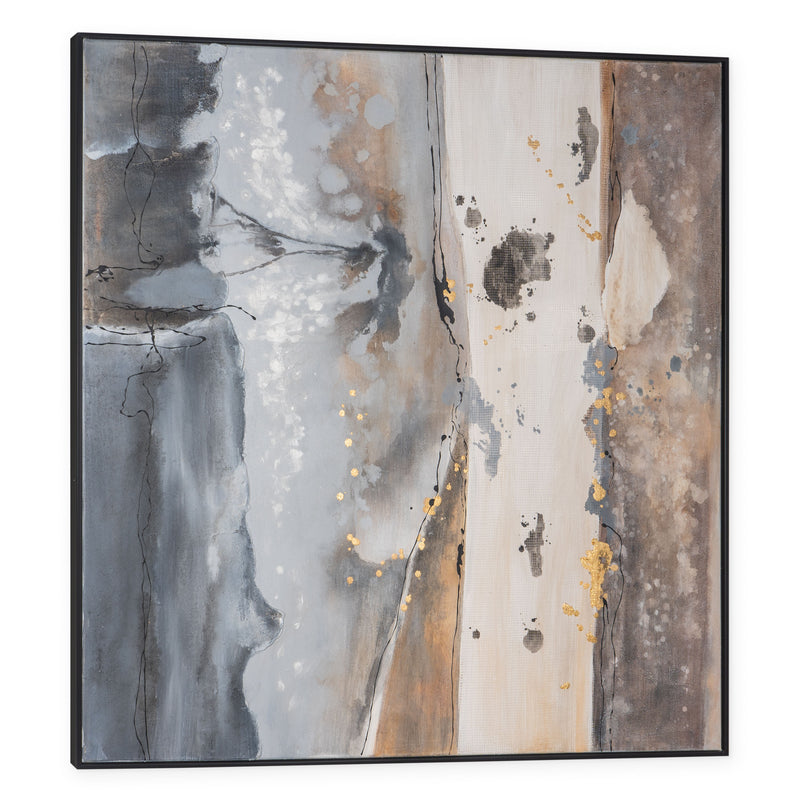 Banded Slate - Art Canvas Vertuu