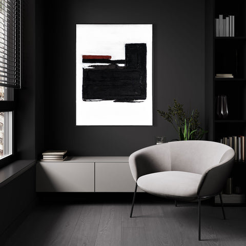 Noir Nouveau I - Art Canvas Vertuu