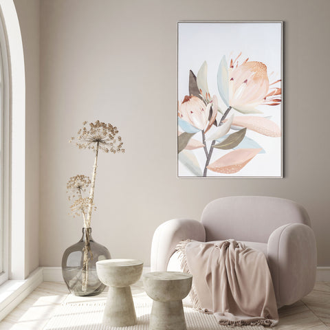 Blush Blossom I - Art Canvas Vertuu