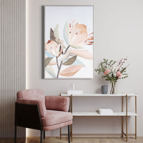 Blush Blossom I - Art Canvas Vertuu