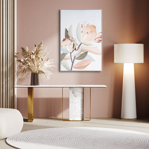 Blush Blossom I - Art Canvas Vertuu