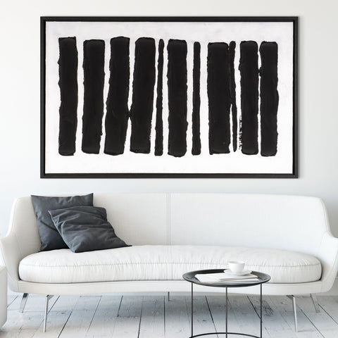 Streaks Of Night - Art Canvas Vertuu