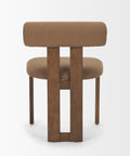 modern mocha dining chair