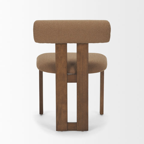 modern mocha dining chair