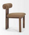 modern mocha dining chair